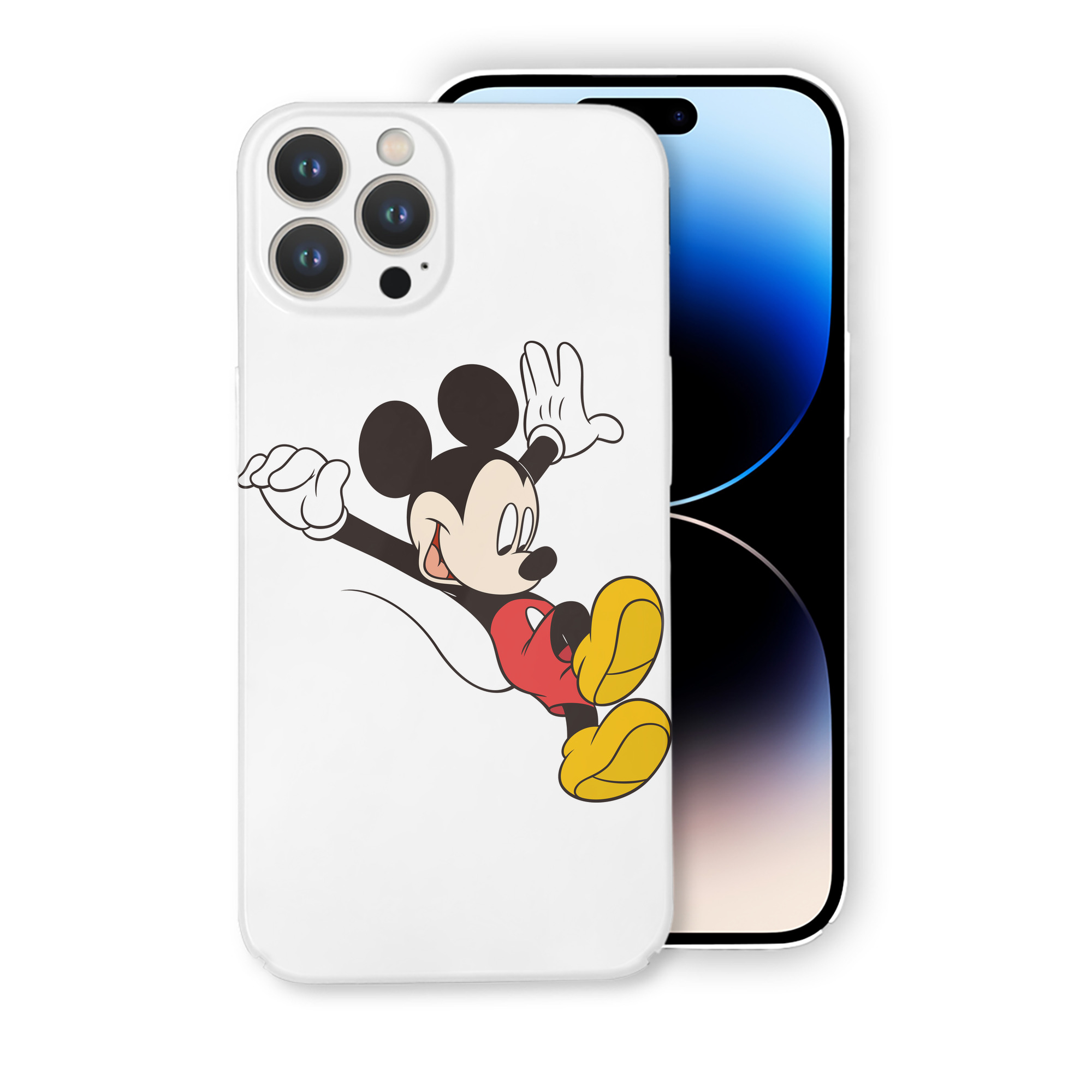 （画像用） ミッキーマウス Mickey Mouse 【iPhone 14シリーズ対応】ハードケース